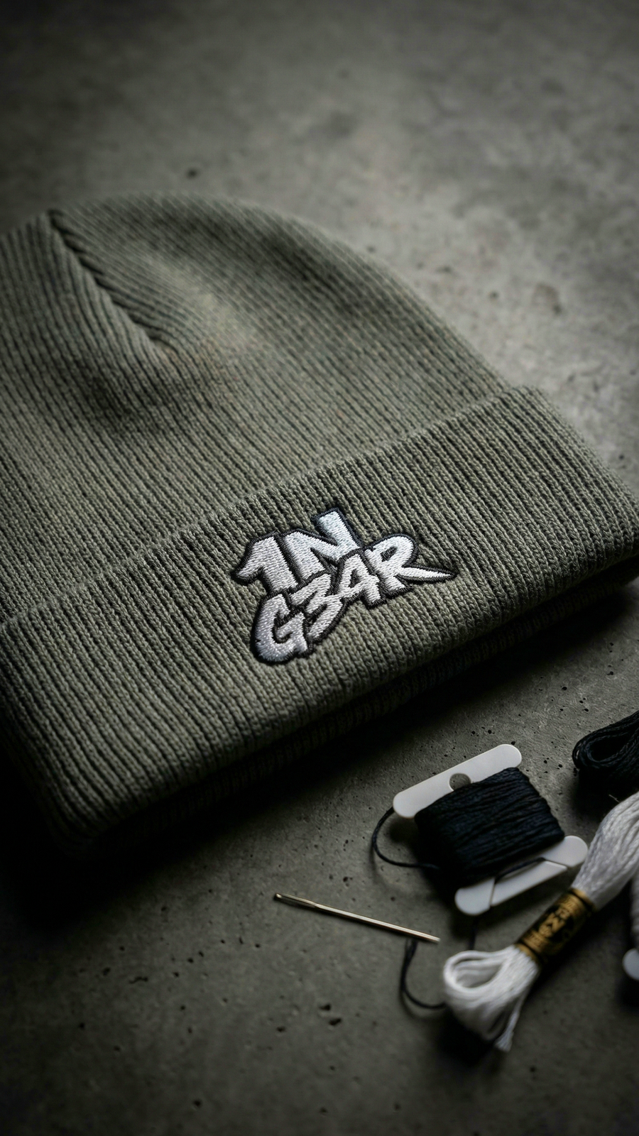 Mid Range Embroidered Cuffed Beanies