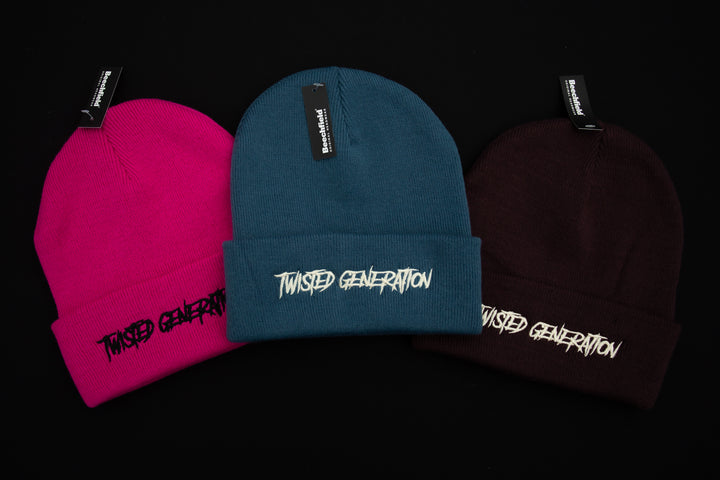 Budget Embroidered Cuffed Beanies