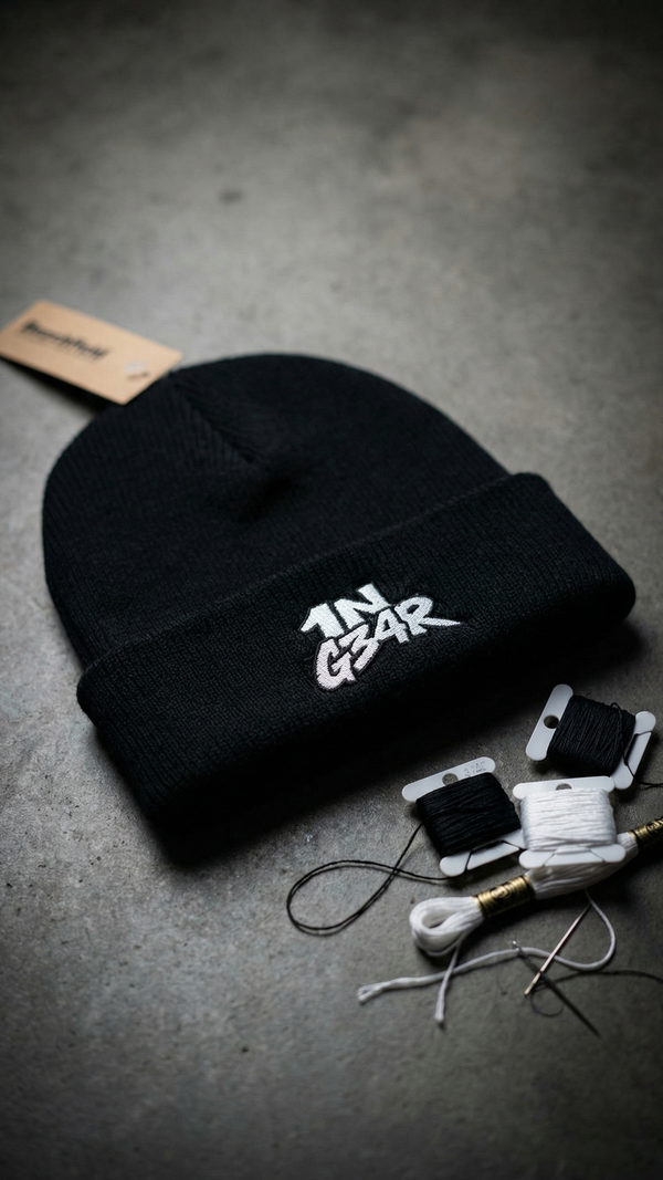 Mid Range Embroidered Cuffed Beanies | Pack of 10 example 3