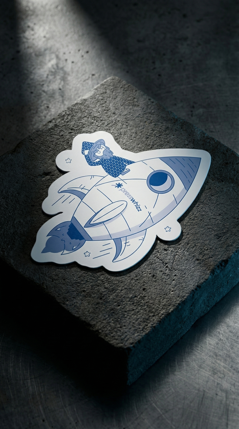 Die Cut Stickers: custom design example, Project Print