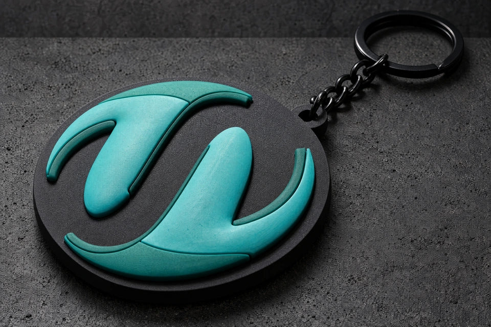 teal sculpted dome detail on a charcoal studio surface — Projectprint