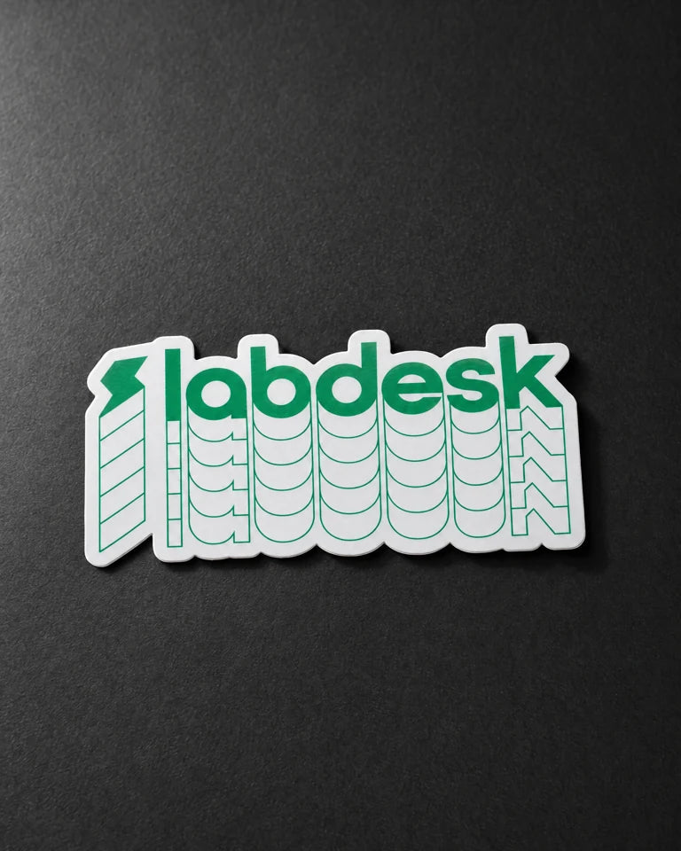 die cut stickers labdesk outline logo hero — Projectprint
