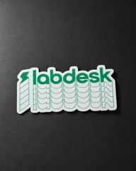 die cut stickers labdesk outline logo hero — Projectprint