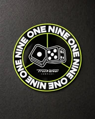 die cut stickers one nine dice hero — Projectprint