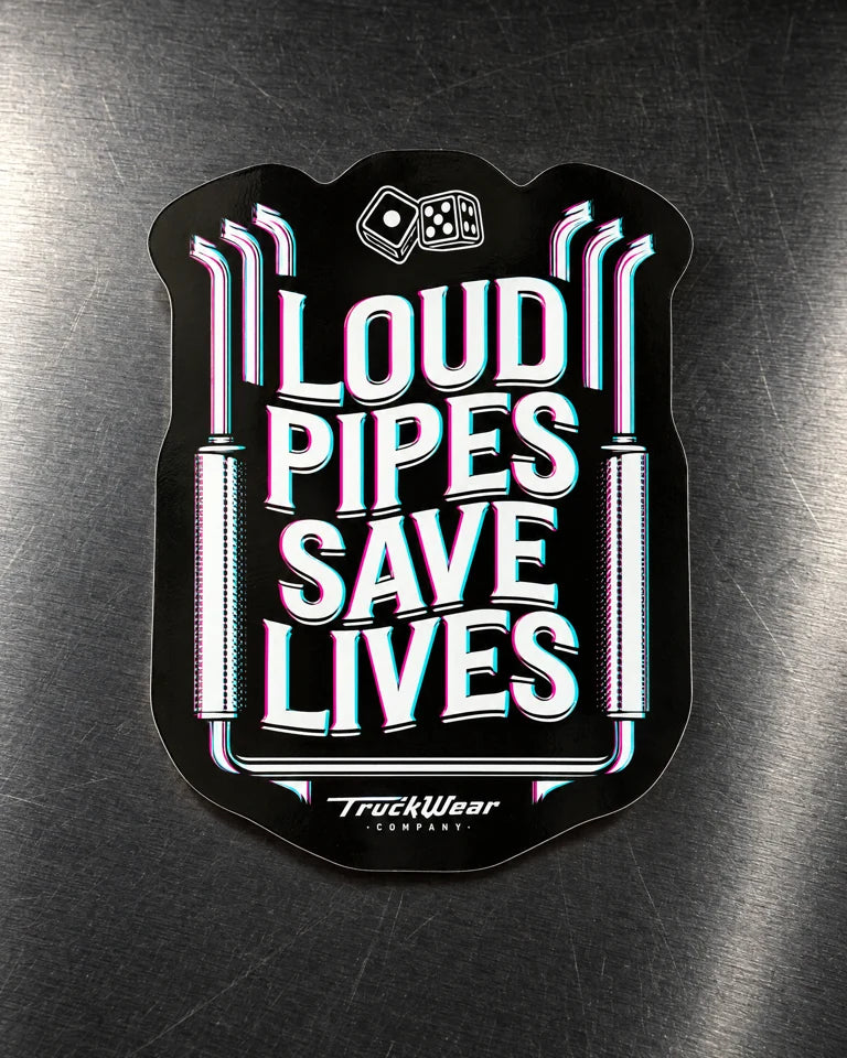 die cut stickers one nine loud pipes hero — Projectprint